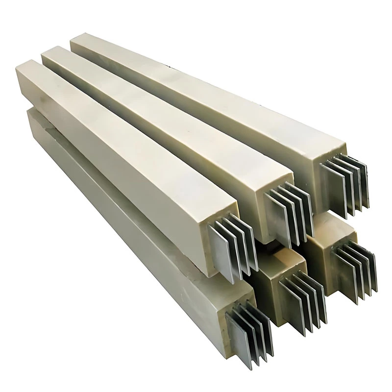 Plne uzavretá autobusová dráha odlievaná živicou